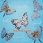 Papillons light blue